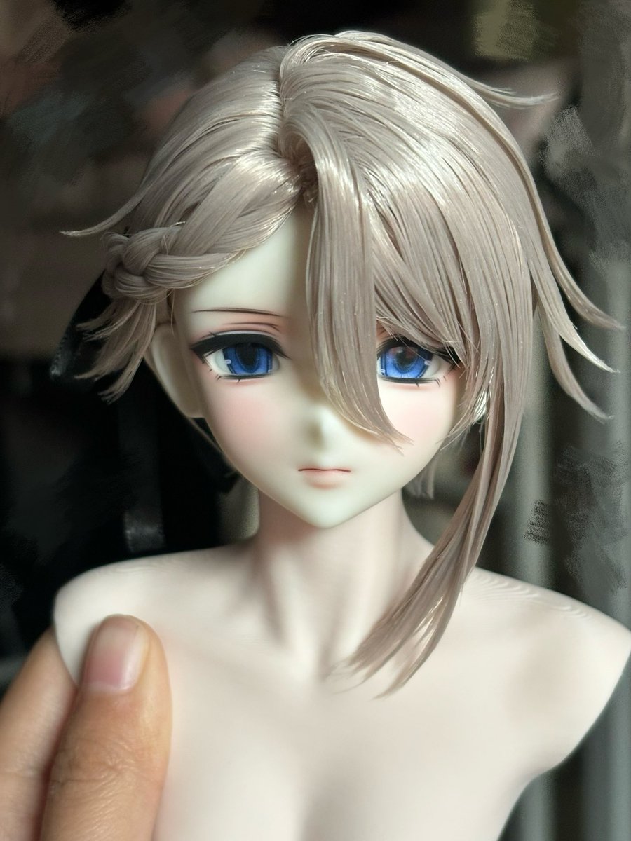 baisi1111's tweet photo. 最近、アンジェの目を新しいものに交換しました（まだ位置が合っていません）。🥹今月末か来月初めには、完成版が公開される予定です。☺️#pripri #プリンセス・プリンシパル https://t.co/S3cAZ9ojTb