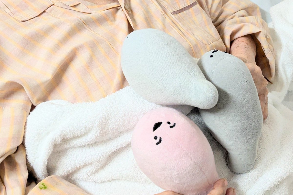 おばあちゃんに群がるばすぴす達( ˙▽˙ ( ˙▽˙ (･ิ▽･ิ  )3