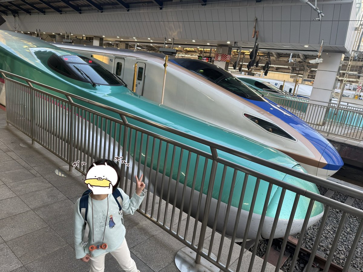 nyaroichi2's tweet photo. GWはサイコロを振って出た目だけ電車で進むリアル桃鉄旅行をしてきました✨

👧「なんとしても新幹線に乗り換える」

との意気込みで、無事東京駅から念願のつばさにも乗って(山形までは乗りませんでしたが)、宇都宮や福島に素泊まりしながらの楽しい旅になりました❗️

#子育て #6歳 #子鉄 https://t.co/klhe4ZLm9t