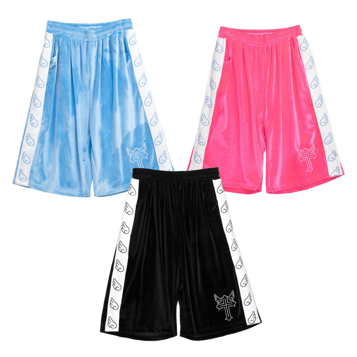 大人気サブカルジャージ🉐30%OFF✨／ ◇天界のベロア半袖ジャージ