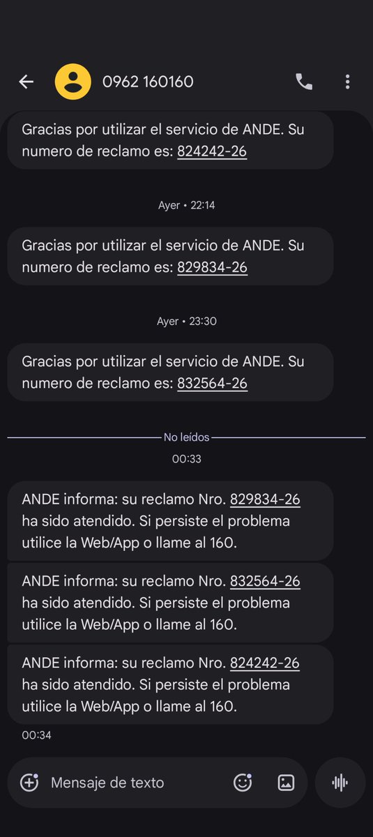 jjorrge's tweet photo. @ANDEOficial no pueden ser más mentirosos, hace casi 5 horas y seguimos sin luz en barrio Jara y me dicen que ya fue atendido? https://t.co/yxGJKApVhk