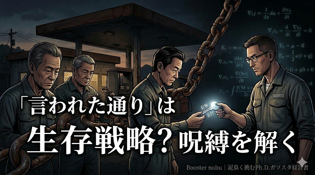 Booster nobu|泥臭く挑むPh.D.ガソスタ経営者 tweet media