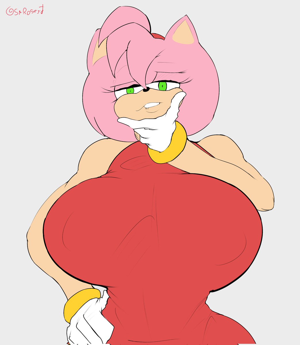SrRosert's tweet photo. Amy rose proceso https://t.co/j6ERJkTrS7