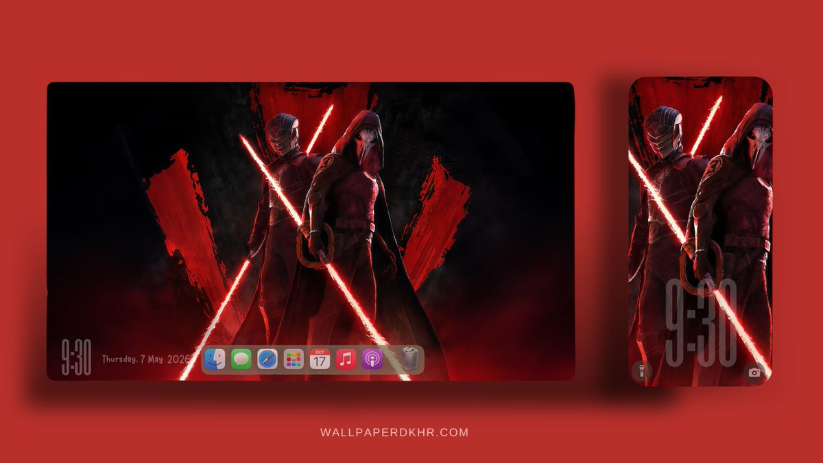 WallpaperDKHR's tweet photo. Star Wars Maul Shadow Lord Wallpaper Desktop & iPhone
Download Link - https://t.co/Ok9fZbXZCY
#StarWars #Wallpaper #PCwallpaper #4Kwallpaper #phonewallpaper https://t.co/4bVyL8PamU