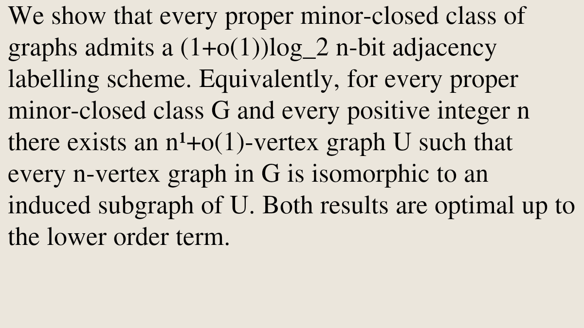 Discrete Mathematics Papers tweet media