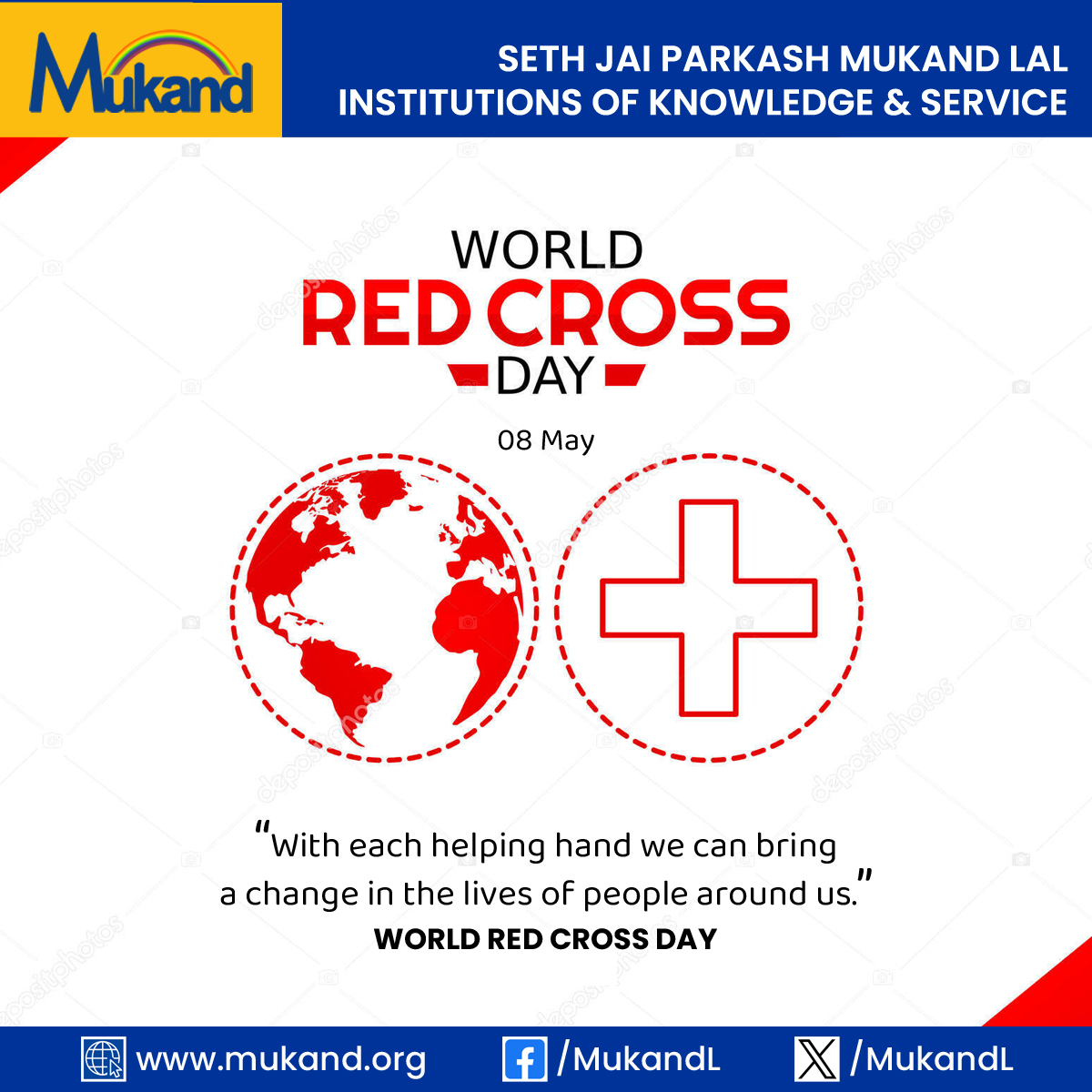 MukandL's tweet photo. On World Red Cross Day, let’s honor the spirit of humanity, kindness, and hope. 🌍❤️

A salute to the selfless heroes who bring light in the darkest times. https://t.co/cHkq5Uscd4