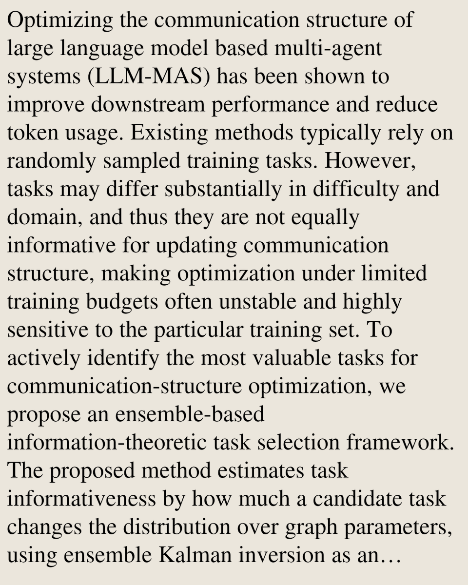 Multiagent Systems Papers tweet media