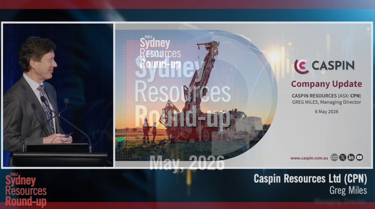 CaspinRes's tweet photo. Missed Caspin’s presentation at the RIU Sydney Resources Round-up?

Watch the replay of MD Greg Miles’ presentation, where he discusses the exciting potential of the Bygoo Tin Project &amp; the Company’s broader exploration strategy.

🎥 Watch the replay here  https://t.co/7VqqhtPFd1 https://t.co/PMeBX6tDw8