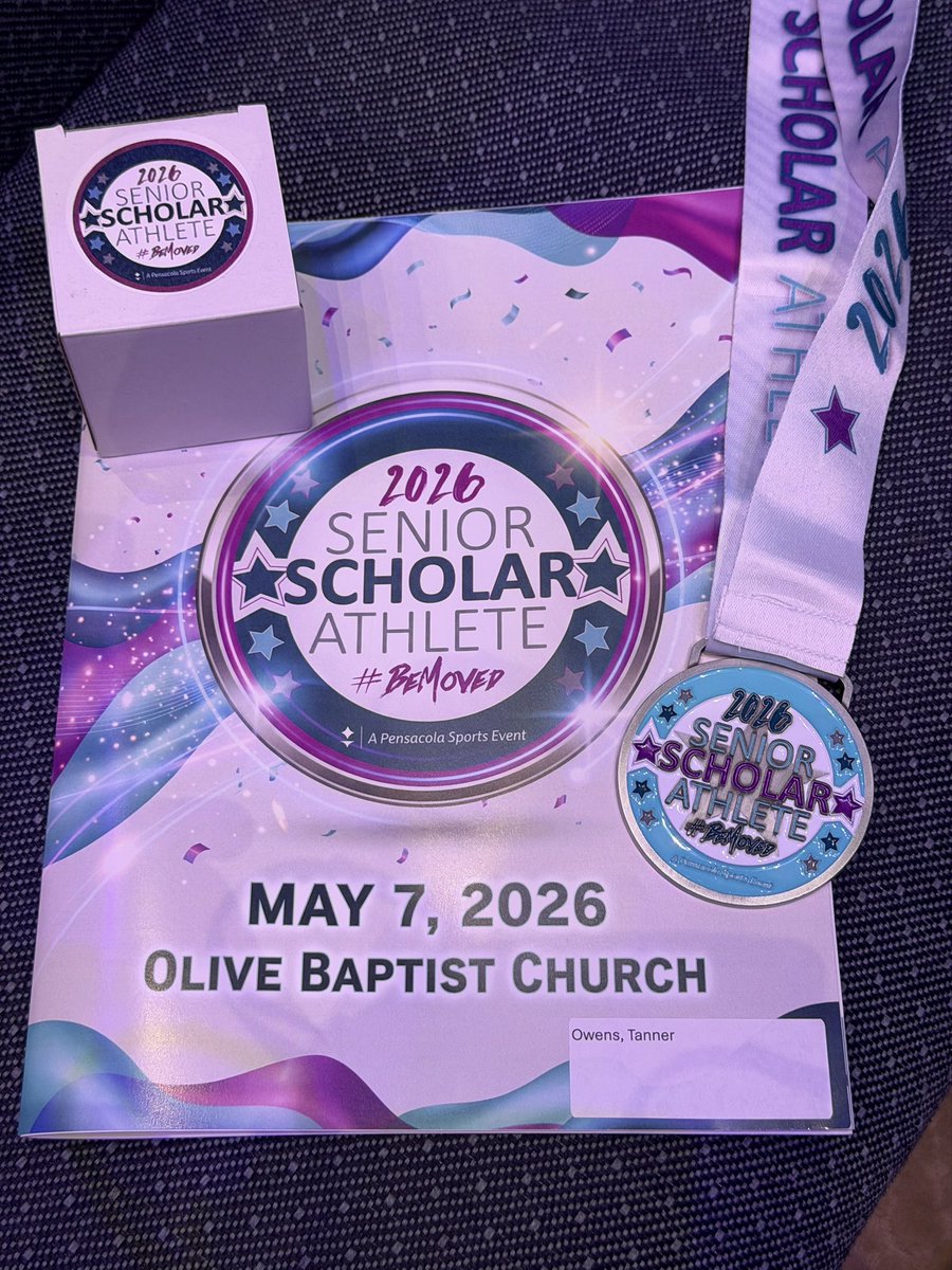 Tanner_Owens6's tweet photo. So honored to be recognized alongside these incredible athletes tonight. Pensacola Sports Association 2026 Senior Scholar Athlete Awards #jucoroute @baseball_GBHS @PSC_Baseball @TEAMELITENATION @Blewallyn @drewfrederic96 @ChaseKess11 @Richey8246 @randallfant91 @BigChiefTE @HSSportsFL @Florida_PG @PerfectGameUSA @PensacolaSports
