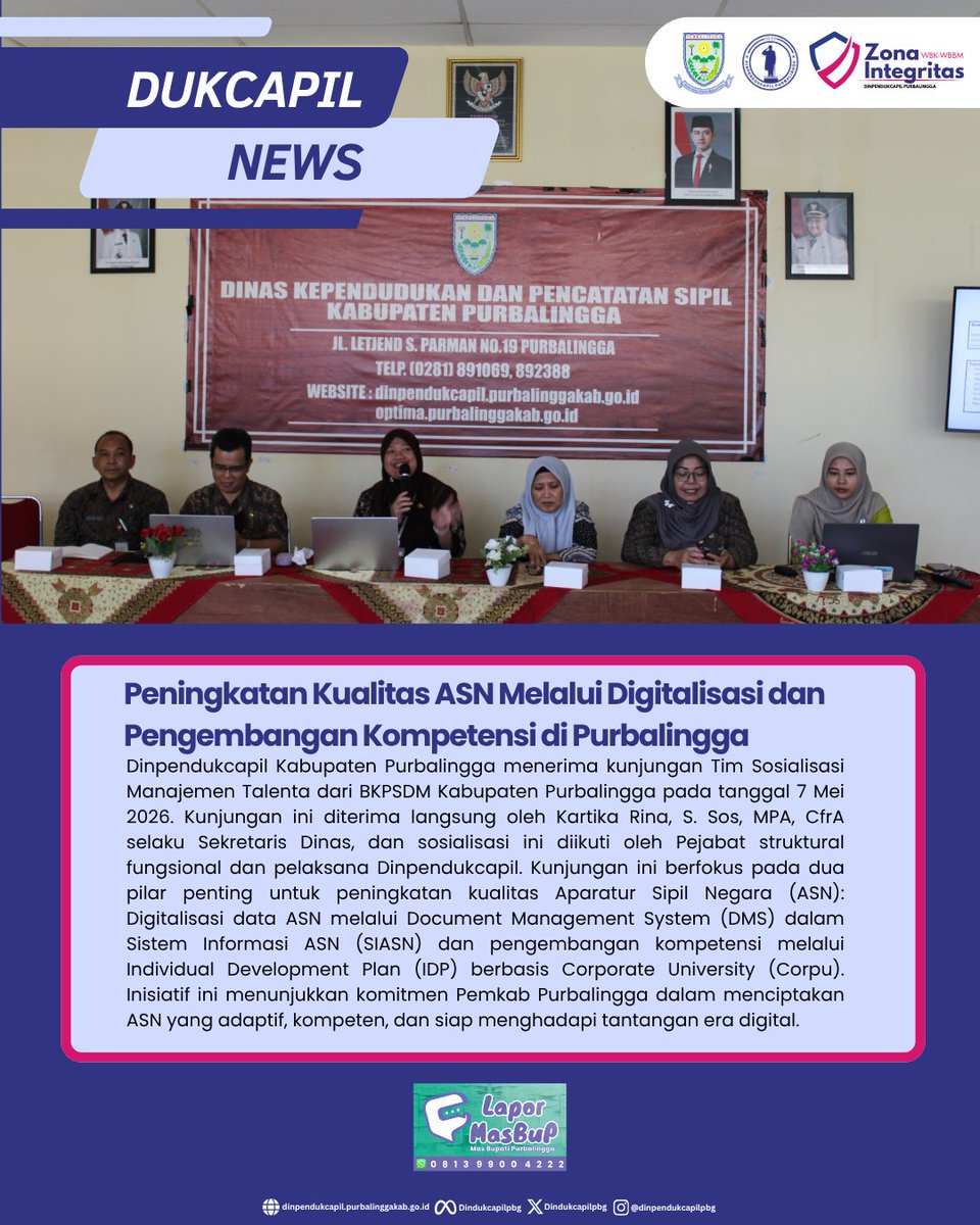 Dinpendukcapil Purbalingga tweet media