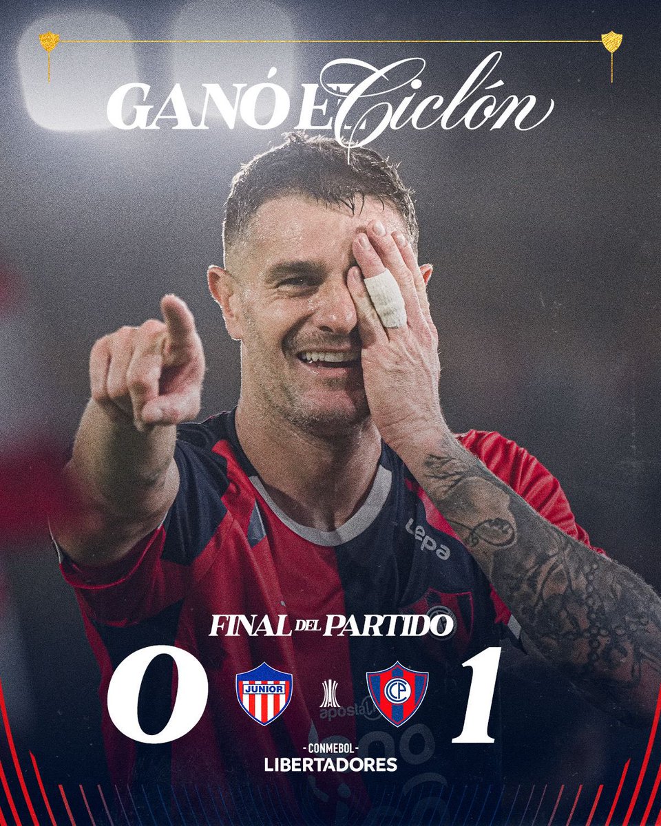 🏟️ ¡Final del partido!

💙❤️¡VICTORIA DEL CICLÓN!💙❤️

0-1 | #JUNxCCP

🌪️ #𝑪𝒐𝒏𝑻𝒐𝒅𝒐𝑪𝒊𝒄𝒍𝒐́𝒏 🔵🔴