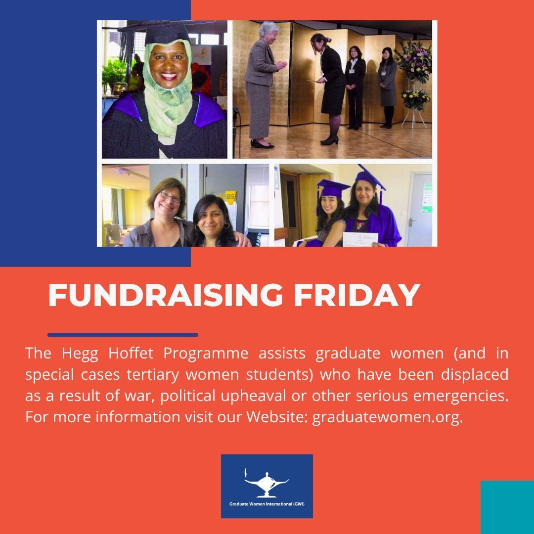 GradWomen's tweet photo. The Hegg Hoffet Programme assists graduate women (and in special cases tertiary women students) who have been displaced as a result of war, political upheaval or other serious emergencies. For more information visit our Website: https://t.co/CRvMwBTjyq https://t.co/LXMxqpZtAU