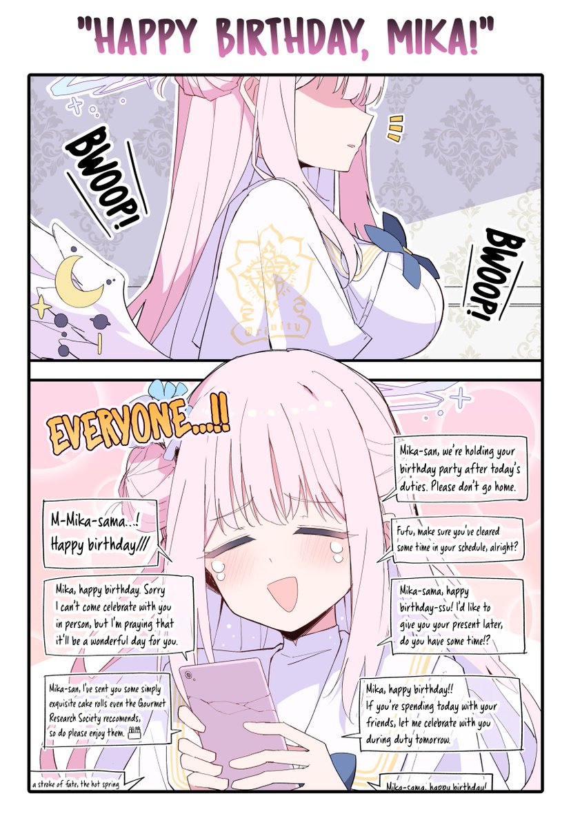 ❁⃘みさ★❁⃘ ramune_himiya [EN Version] Artist's Comment: Mika, Happy Birthday