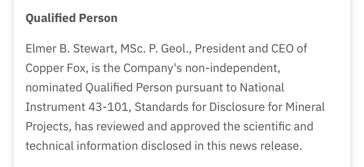 NoFaradayMine's tweet photo. @J_Wise_geology What about someone President, CEO, Chairman of the Board AND the geologist. 😂 @Copper_Fox2023 https://t.co/zY2CpSm2z5