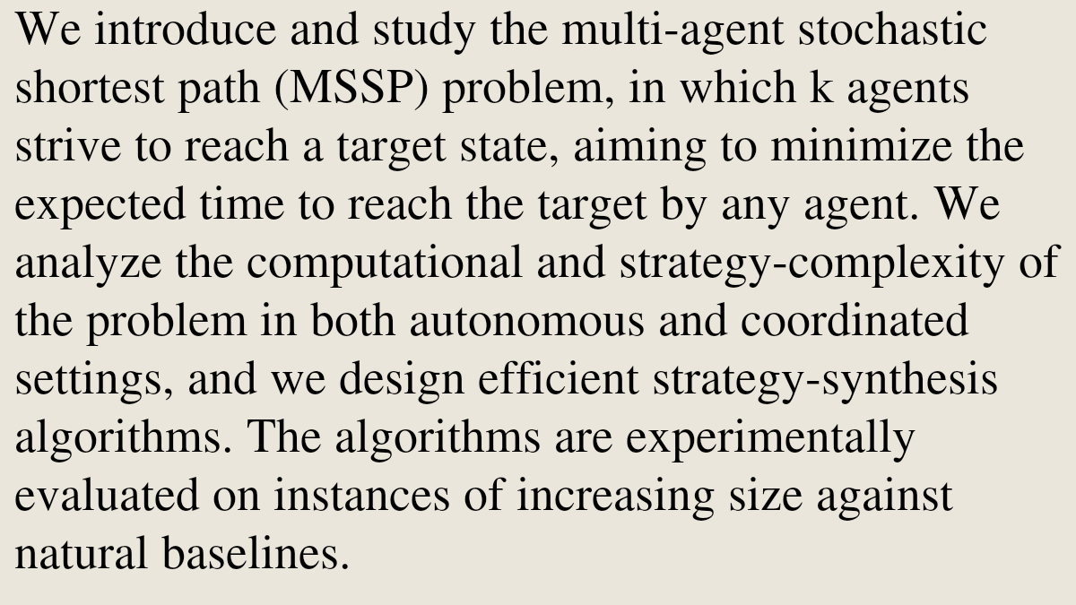 Multiagent Systems Papers tweet media