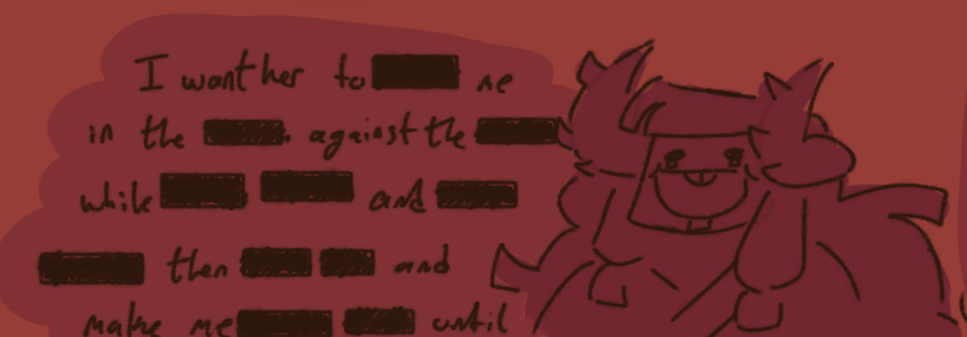 FluffeeMang0's tweet photo. i think it'd be really funny if d00ms3kkar thinks 'oh i cant use too much strength, my poor lover is delicate and fragile' whle v1ne's thinking 'god i hope she kills me' #phrotting https://t.co/Ykuyq6RwBM
