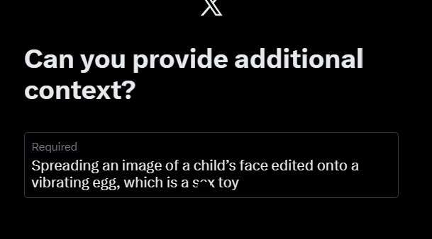 winter_protect's tweet photo. 📢 REPORT

⚠️URGENT⚠️

Deranged akgae harassing W with the pedophilic gif wherein a photo of her as a child was edited onto an adult toy

🔗: https://t.co/LHY4VMKuY1
🔗: https://t.co/UNblGiUa93

Report and block the account and block all accounts continuing to engage with them
⭕️ Child safety -> Expoitation/Risk