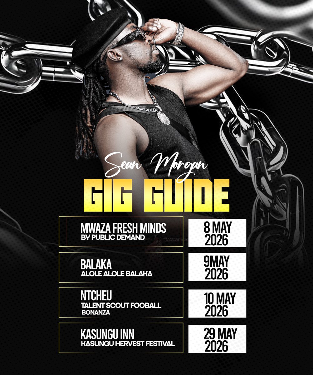 SeanMorganMw's tweet photo. Gig guide , Jah Guide 🙏🏿✈️ https://t.co/EhduIiWQzr