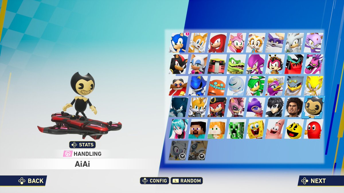 bendytwtconfess's tweet photo. "Bendy in Sonic Racing: Crossworlds" https://t.co/ZHlvjhrHme