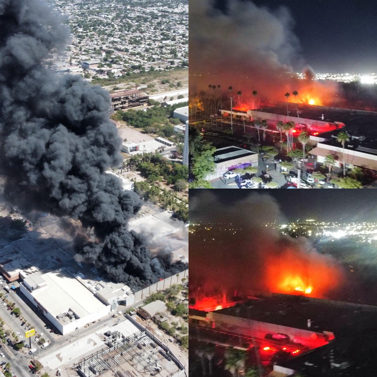 Se registró un incendio en una plaza comercial en Los Mochis, Sinaloa. Hay varios fallecidos. Que tragedia, día triste para México. Que en paz descansen todas las víctimas. 

📷: Espacio Sinaloa.