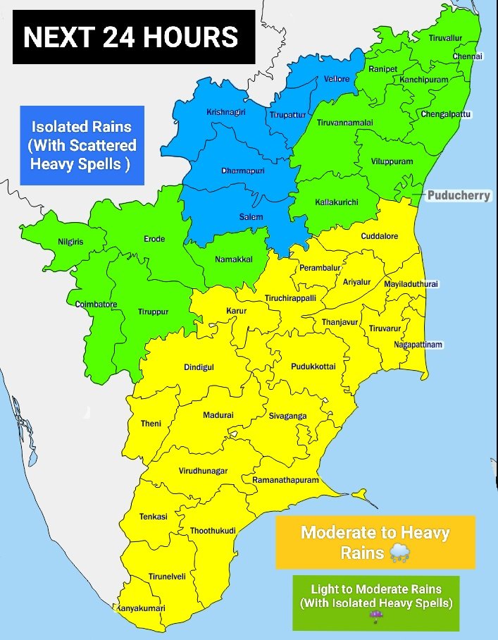 TamilNadu Weather Updates-K.Anwesh tweet media