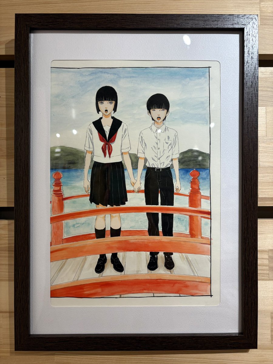 古屋兎丸 額装済み複製原画 オープンしました。地下展示スペースでは古屋兎丸『僕たちの心中』ミニ