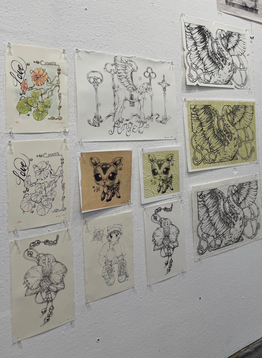 work from my lithography class 💭 
