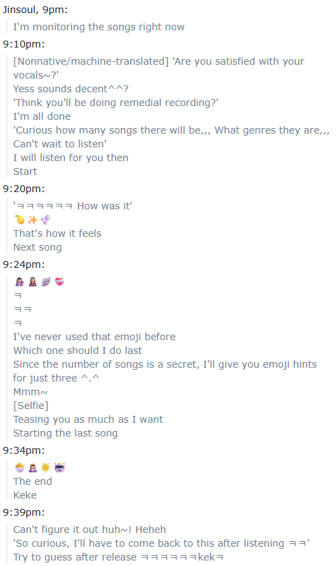 litell_johnn's tweet photo. Chat highlights: Lemon Sparkle Bubbles and other upcoming ARTMS tracks (260507)

Text links:
https://t.co/NFcMlFzTe0 https://t.co/f2YZ3qivW6