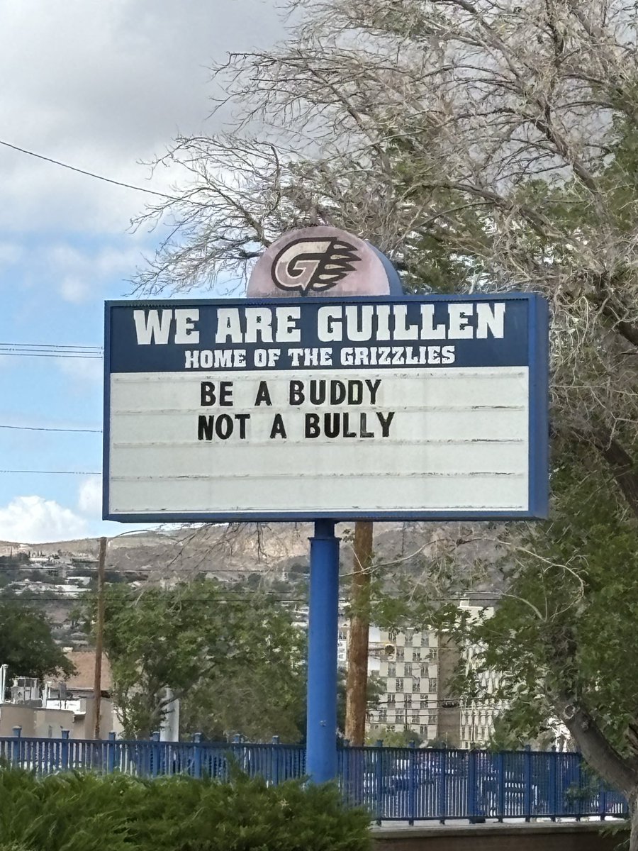 Guillen_Middle's tweet photo. Great week focusing on being a buddy, not a bully! π Students pledged to always be kind, respectful, and inclusive to others. Together we are building a culture of compassion and positivity at Guillen! π€β¨ #AccountabilityEqualsLove #BreakTheCycle https://t.co/QBI7cVabCd