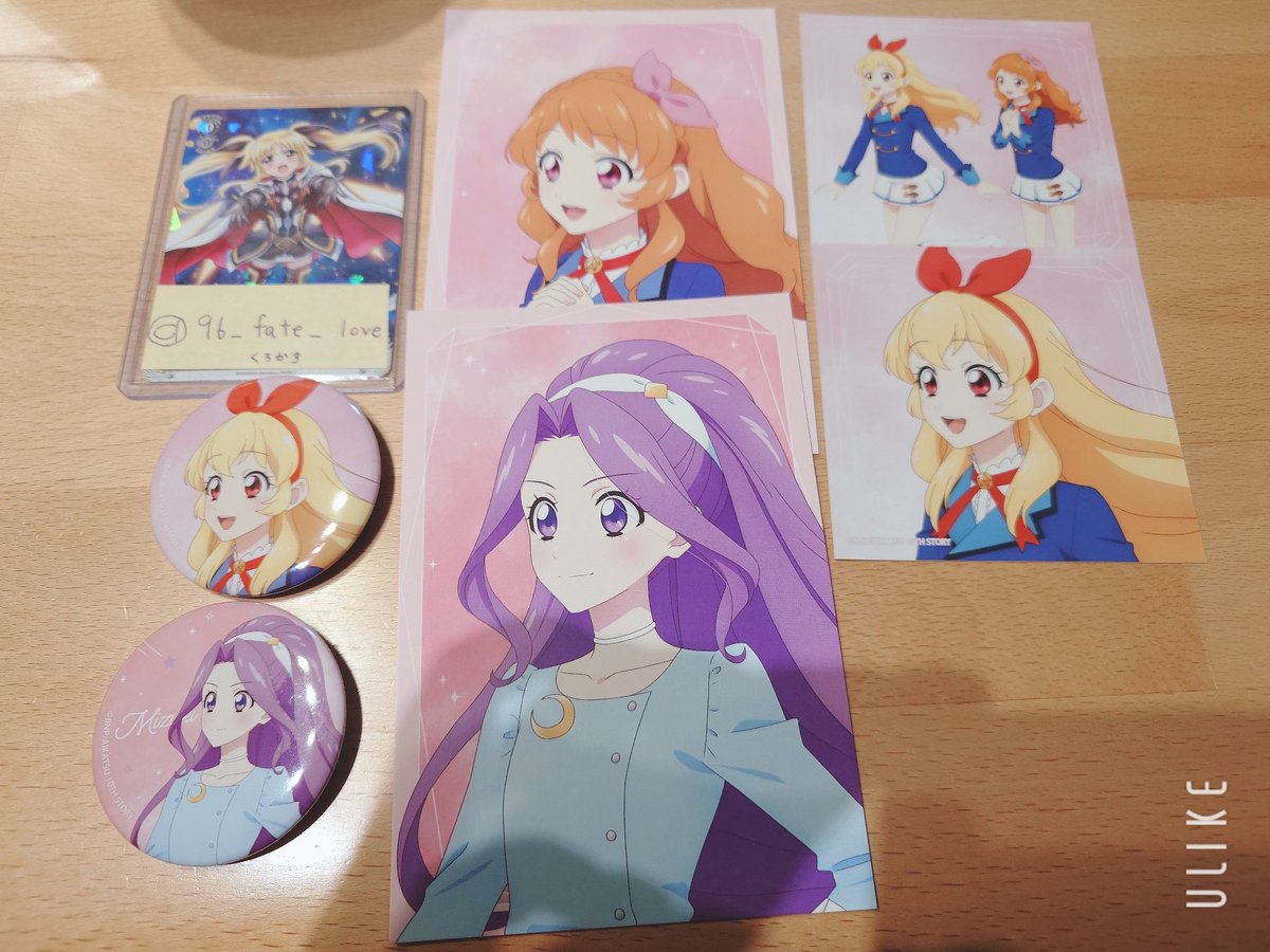 アイカツ！ ポップアップストア グッズ交換 譲➡いちご缶バッジ 美月缶