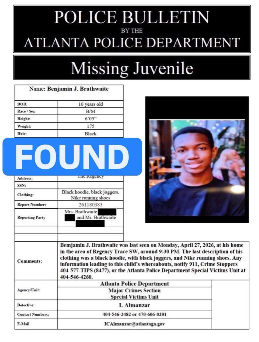 Atlanta Police Department tweet media