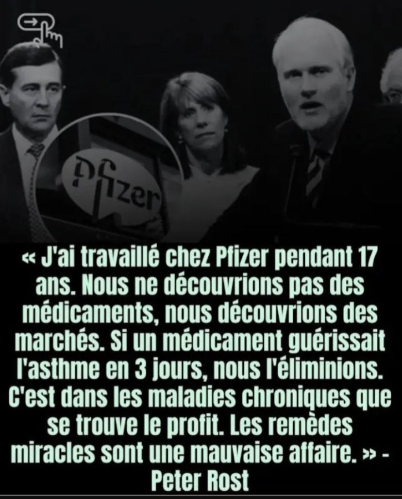 Un patient guéri est un client perdu