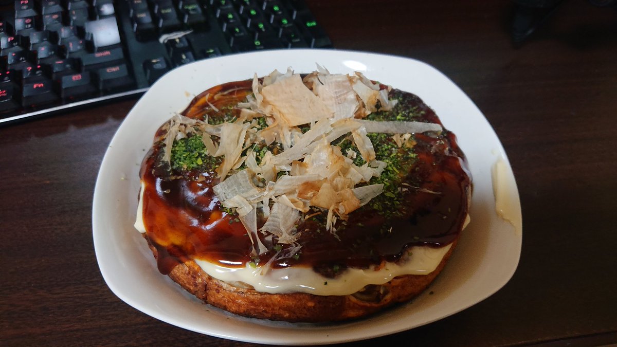 edow77game's tweet photo. とりあえずお好み焼き焼いてリフレッシュ！
#今日のお好み焼き https://t.co/lklSey1ZO6
