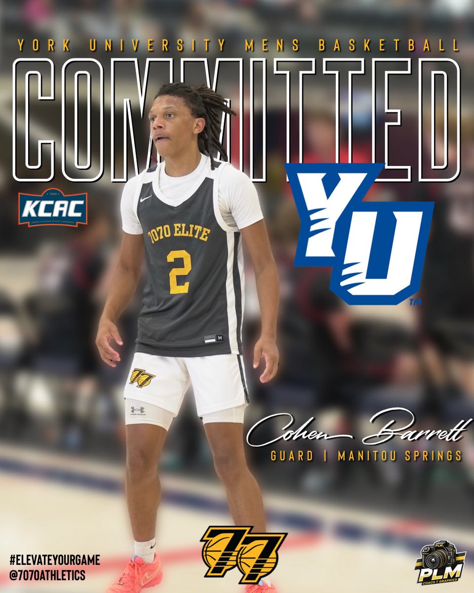 7070Athletics's tweet photo. Congratulations to c/o 26 @Cogoat295 on his commitment to @YUPanthersMBB!! 

We’re blessed to be a part of your basketball journey!! 

#ElevateYourGame | #SpringsFirstAlways | #The7070Difference https://t.co/U1XllXjPXz