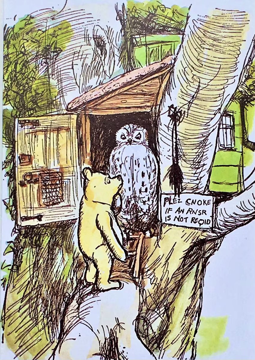 It was in the Hundred Acre Wood that Owl lived. "And if anyone knows anything about anything," said Bear to himself, "it's Owl who knows something about something, or my name's not Winnie-the-Pooh... which it is," he added. "So there you are." ~A.A.Milne