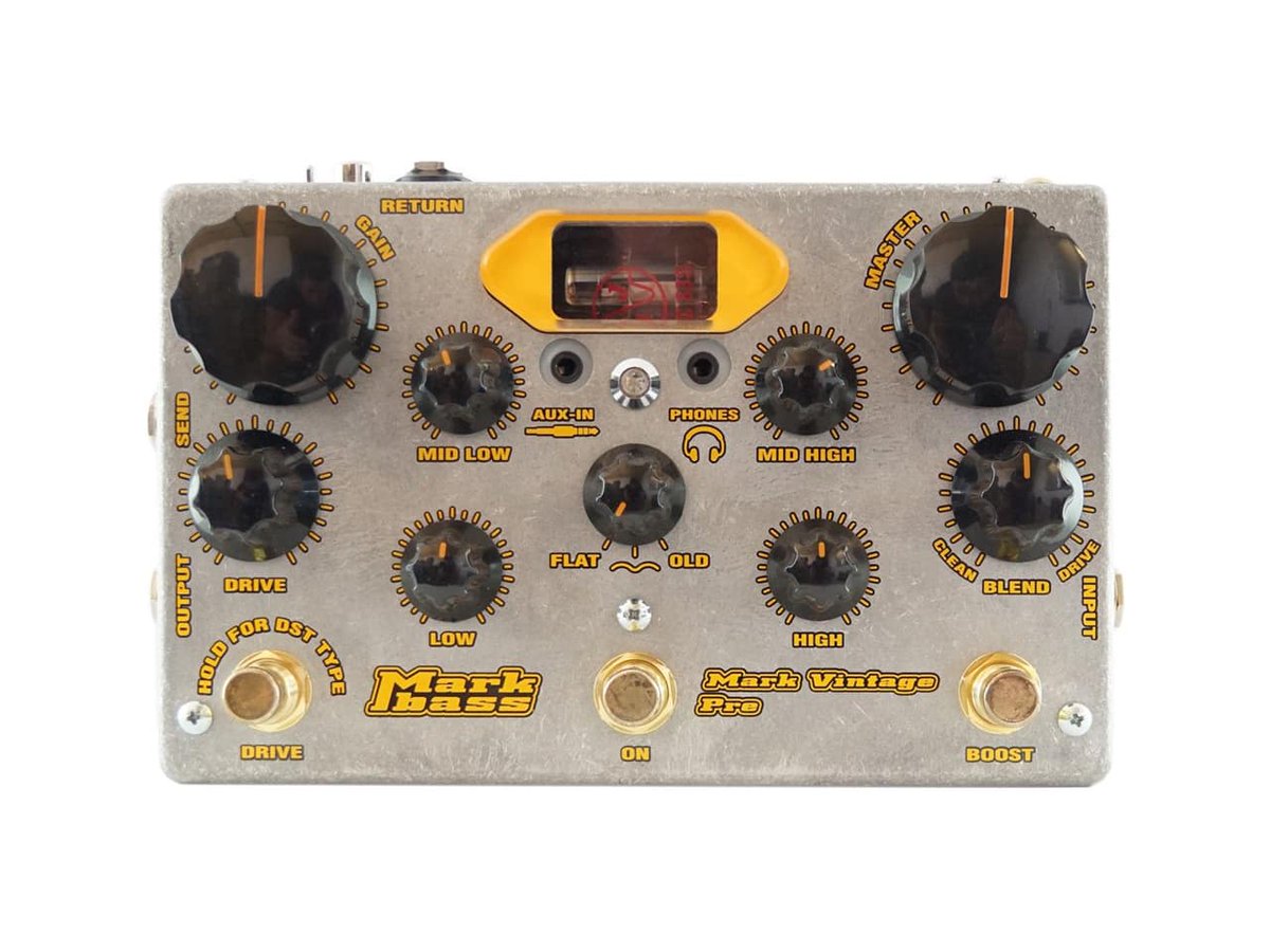 Markbass Mark Vintage Preが入荷‼️ プリアンプ真空管12AX7を搭載し