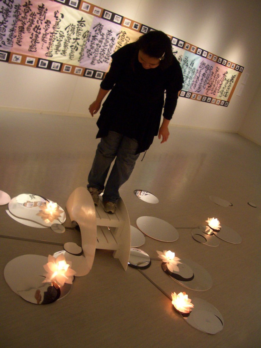 昔の作品の写真が出てきた！「The twice millennium lotus lights