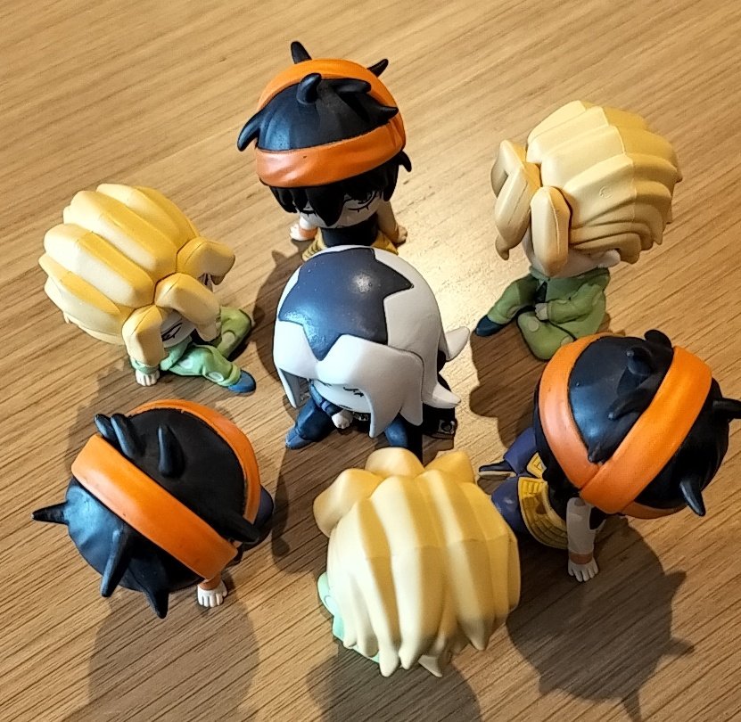 あんまりだ…
フーゴ&amp;ナランチャ×3
ブチャラティは来てくれなかった
本当に4種類？