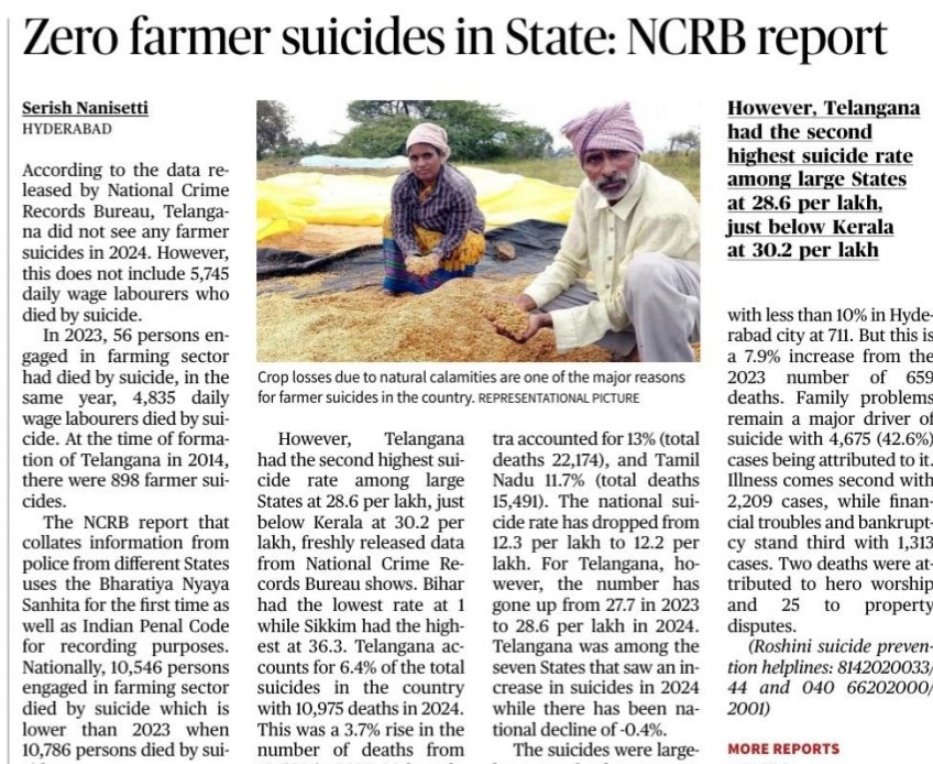 TG4voice's tweet photo. 🌾 Farmers trusted us…
We stood with them ✊

✅ Raithu Runamafi
✅ Sannalu Bonus
✅ Timely Procurement

Farmer welfare = Telangana progress 🔥🌾 https://t.co/4SMJtykYTe