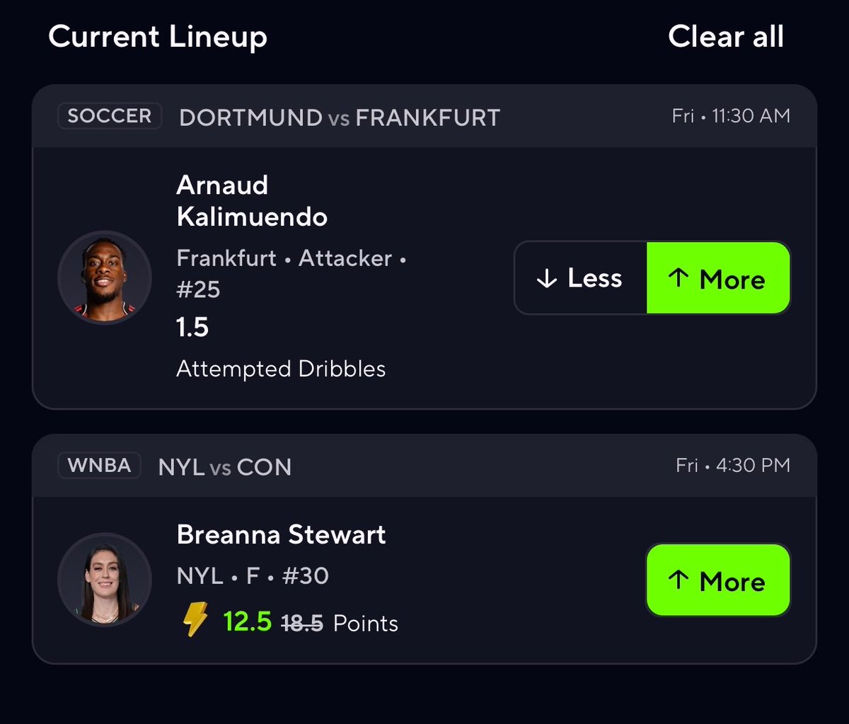 TrokiandoDfs's tweet photo. Free play for the discount #PrizePicks #PrizePicksSoccer https://t.co/J0iZLgwj7m