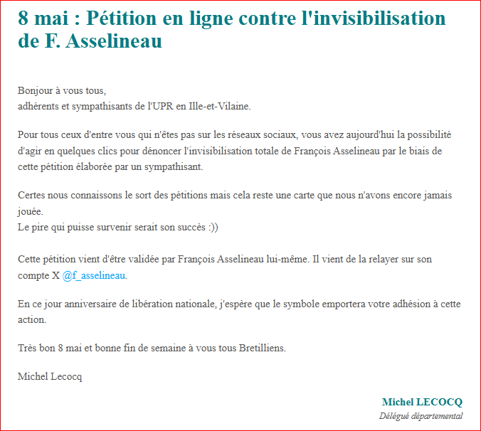 UPR (35) Ille-et-Vilaine tweet media