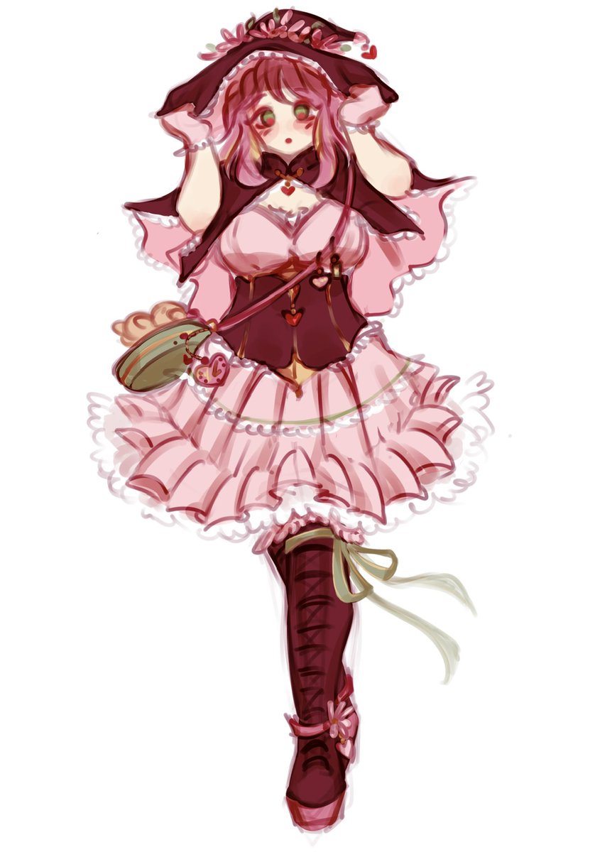 SleepingDao's tweet photo. aka #witchoc aka my cutest little strawberry https://t.co/bWFFYarbYD