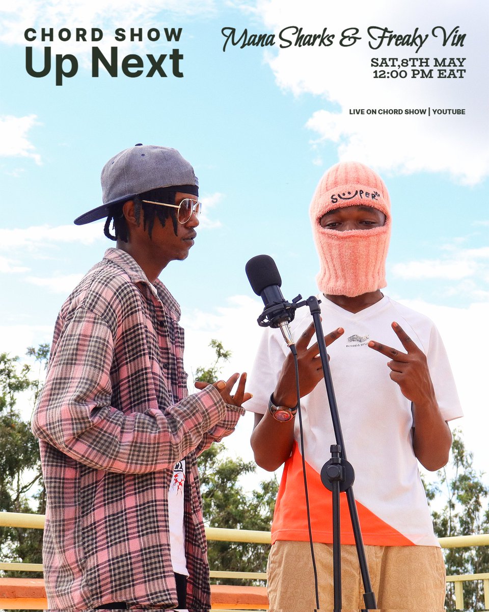chordmusicgroup's tweet photo. UP NEXT ON CHORD SHOW | Duo FREAKY VIN &amp; MANA SHARKS channel raw, streetwise energy to the mic.

#chordshow #chordmusicgroup https://t.co/iuGynUlGVZ