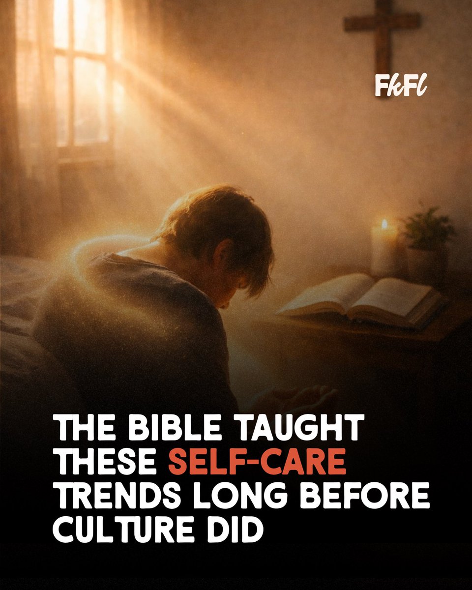 fullyknown__'s tweet photo. From gratitude journaling to morning routines, meditation, and mindset shifts, many popular self-care trends reflect principles that have existed in scripture for thousands of years.

Which self-care trend did we miss that is rooted in God’s truth? 

#Christianity #Faith #Bible https://t.co/dYpEUDxAD2