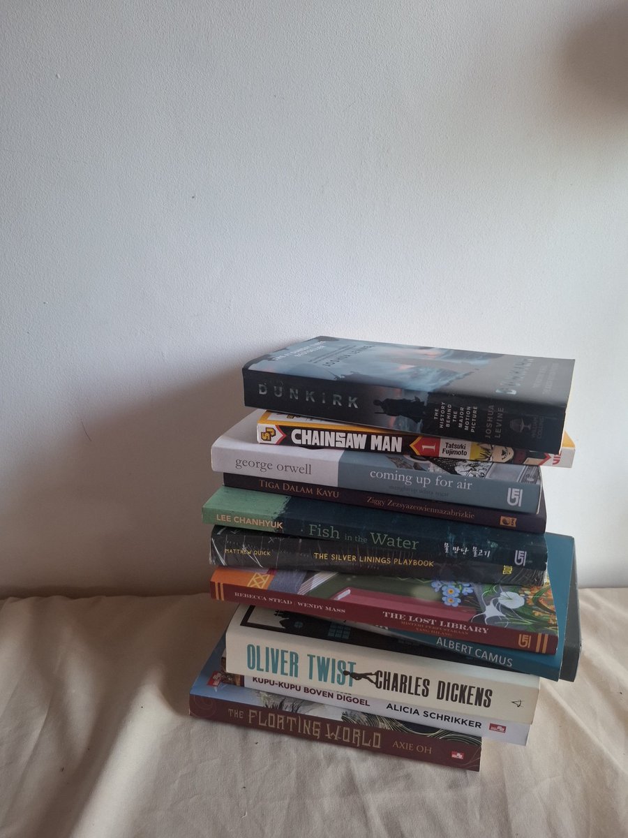 WTS Preloved

Buku-buku di bawan ini dijual. DM untuk menanyakan harga plus kondisi buku. nanti akan aku kirimkan video kondisi bukunya.  

Harga belum termasuk ongkir. Pengiriman dari Cilacap, Jawa Tengah.