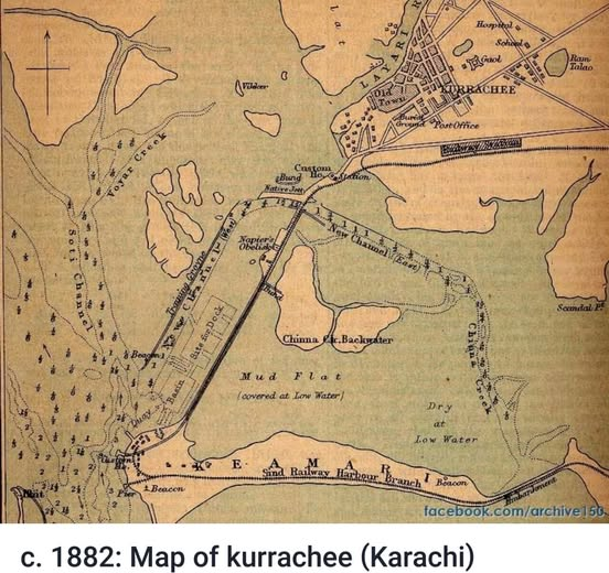 aslamkhwaja's tweet photo. MAP OF KURRACHEE, 1882 https://t.co/OO4aTSNvRp