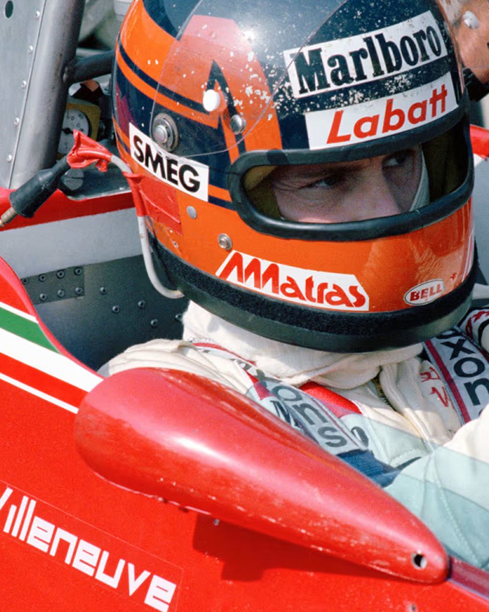 F1History1950's tweet photo. Remembering the great Gilles Villeneuve, who died #OnThisDay 8 May 1982. Professor Sid Watkins described Villeneuve’s tragic accident and death at the Zolder circuit as almost inevitable, given Villeneuve’s notorious risk-taking. He had a history of daring behaviours, such as piloting a helicopter despite an empty fuel gauge. Two weeks prior to his death, he had a dispute with Ferrari teammate Didier Pironi, who Villeneuve felt had unfairly won the 1982 San Marino Grand Prix against team orders.

During qualifying for the 1982 Belgian Grand Prix, in an intense effort to outpace Pironi, Villeneuve attempted to pass Jochen Mass, in a slower car, and the pair collided. His car launched into the air, crashed down onto the track, and violently somersaulted, ending in catastrophic injuries that proved fatal.

#f1 #formula1