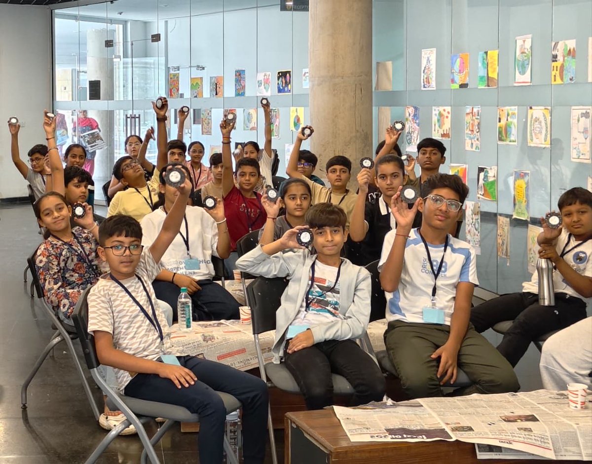 RscBhuj's tweet photo. A look back at an action-packed Day 2 of our Space Science Camp at @RscBhuj 

Kicked off with a Nature Walk at Smrutivan , followed by Telescope Basics and a Hands-on Activity . Ended the day with a memorable Field Trip to Dhordo! https://t.co/LsJI7ZrJQU