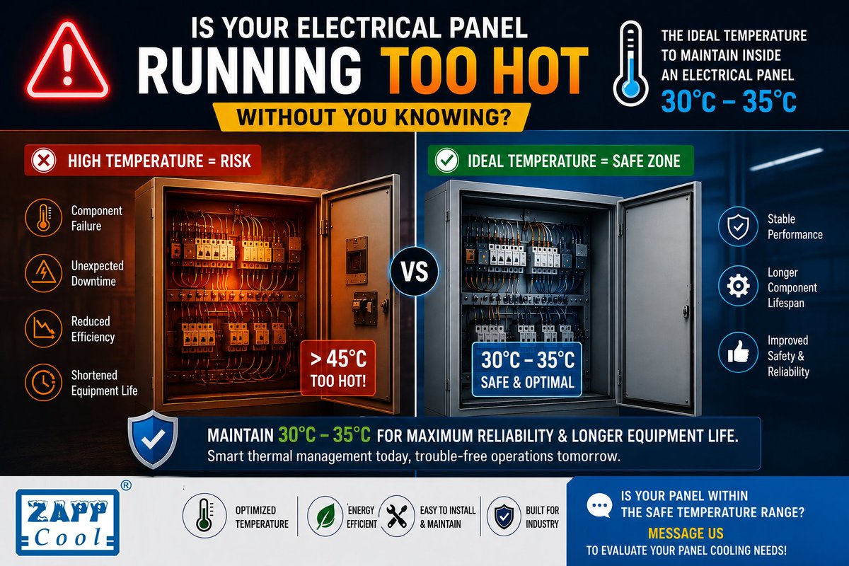 zappcool's tweet photo. Is Your Electrical Panel Running Too Hot Without You Knowing? https://t.co/us11sCgl14
