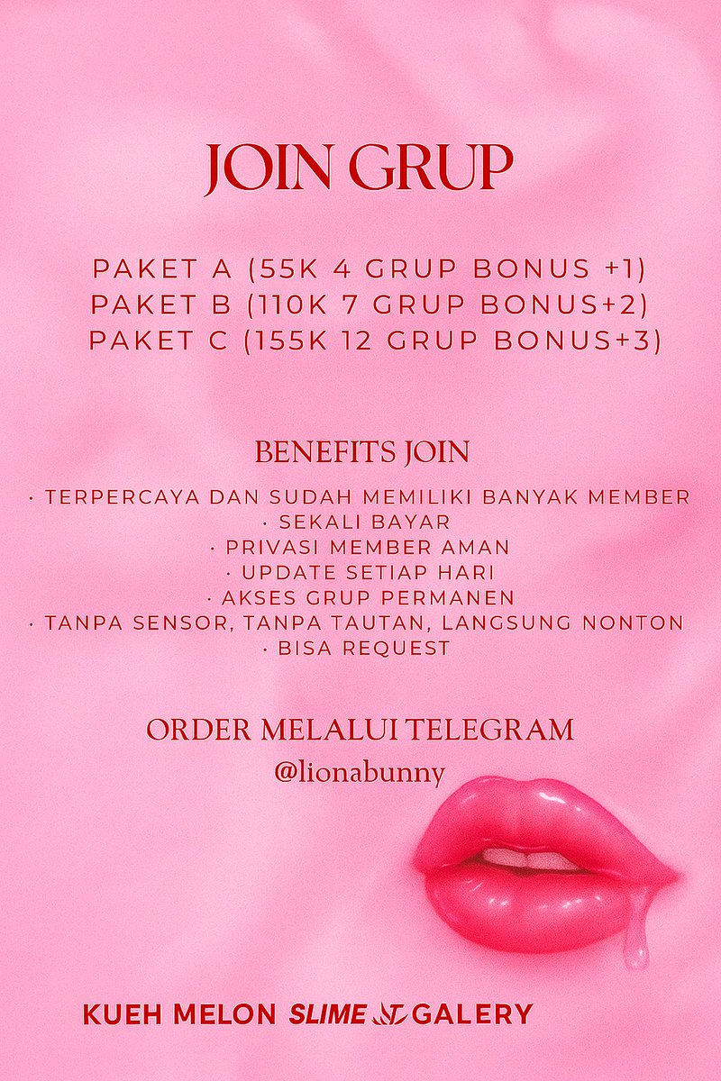 Kuehmelonnn's tweet photo. @aphroditesiacc ayoo join di bio sekarang hanya dengan 100k an sudah dapat 17 grup viral permanen update setiap hari https://t.co/U41qoWr3N2